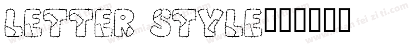 LETTER STYLE字体转换